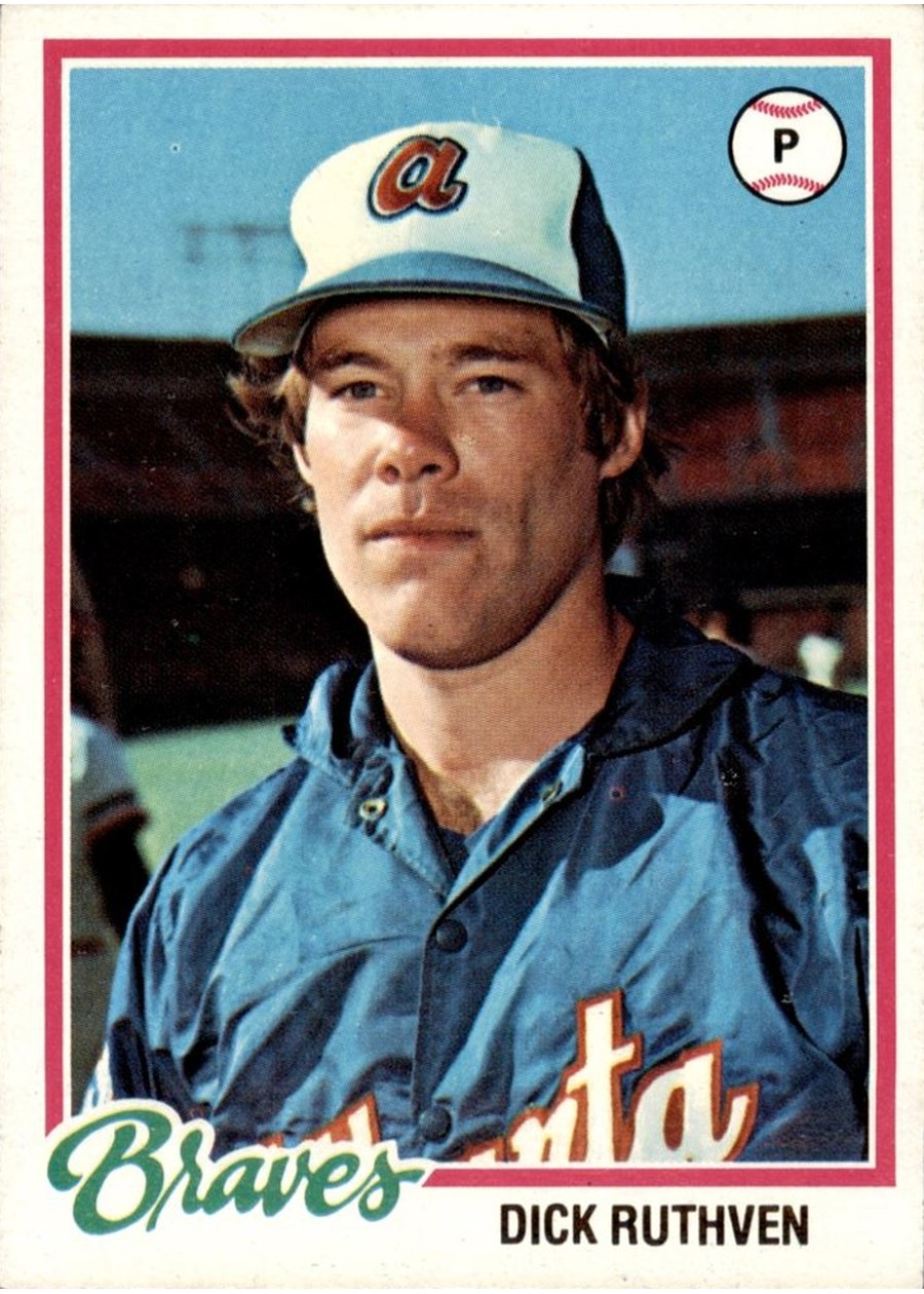 1978 Topps #75 Dick Ruthven, Atlanta Braves