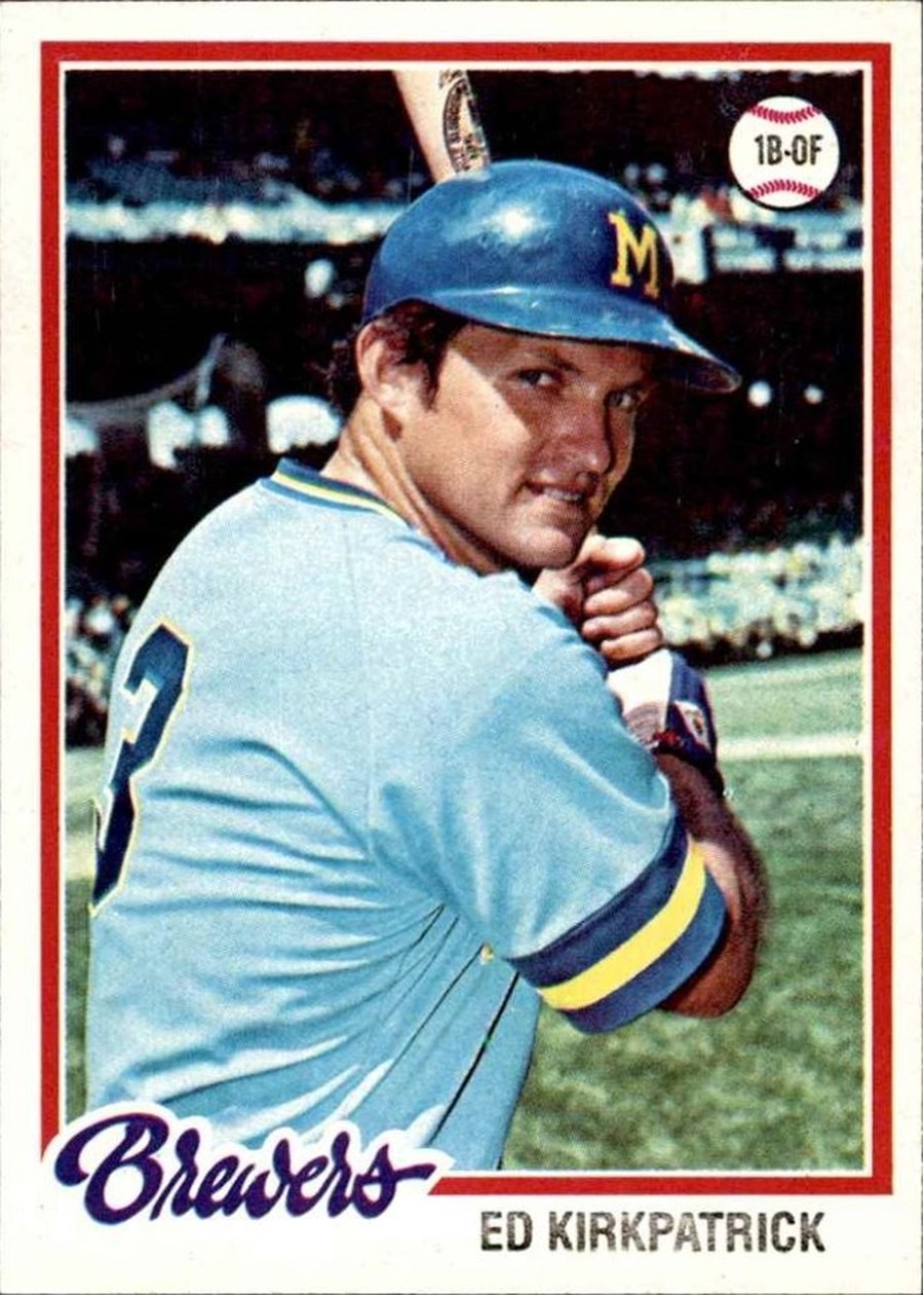 1978 Topps #77 Ed Kirkpatrick, Milwaukee Brewers