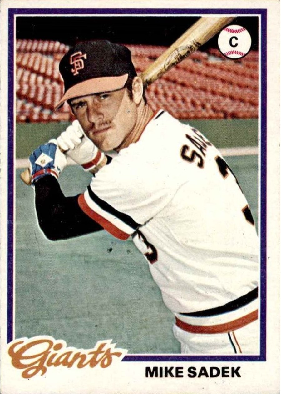 1978 Topps #8 Mike Sadek, San Francisco Giants