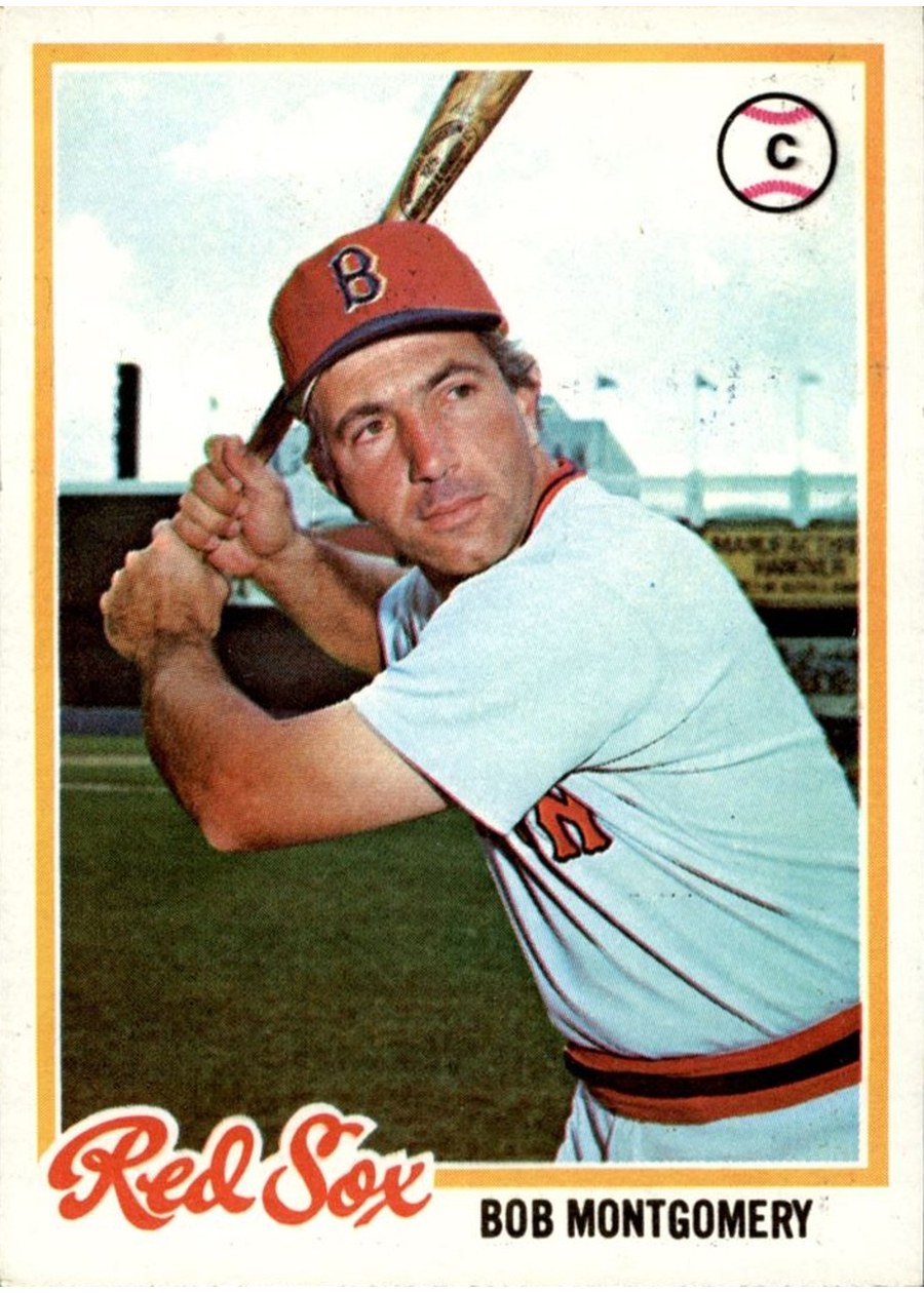 1978 Topps #83 Bob Montgomery, Boston Red Sox