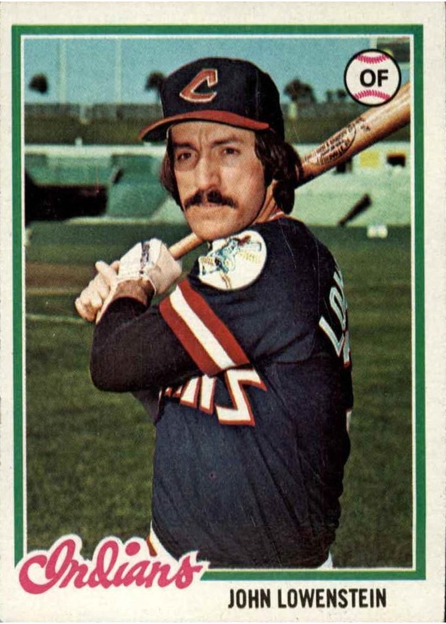 1978 Topps #87 John Lowenstein, Cleveland Indians