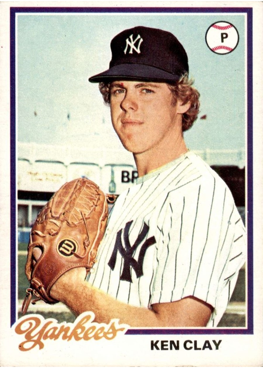 1978 Topps #89 Ken Clay, New York Yankees