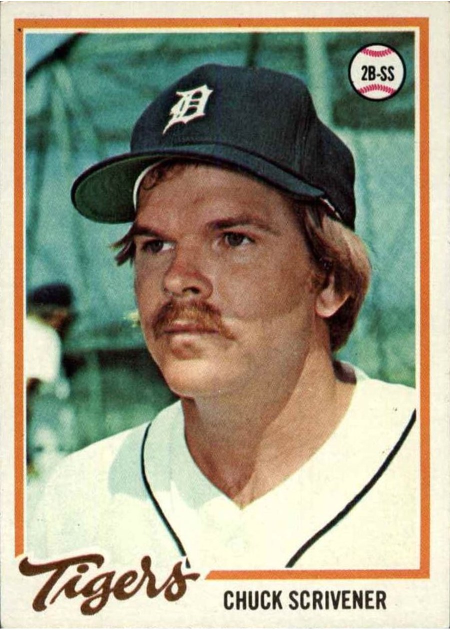 1978 Topps #94 Chuck Scrivener, Detroit Tigers