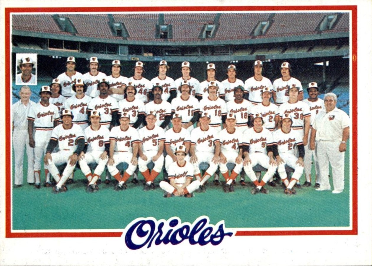 1978 Topps #96 Baltimore Orioles Team