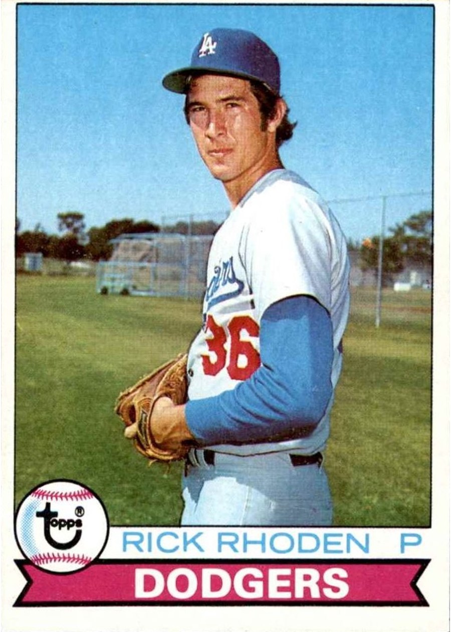 1979 Topps #145 Rick Rhoden, Los Angeles Dodgers