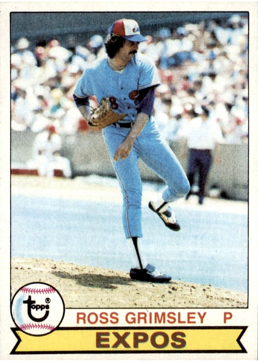 1979 Topps #15 Ross Grimsley, Montreal Expos