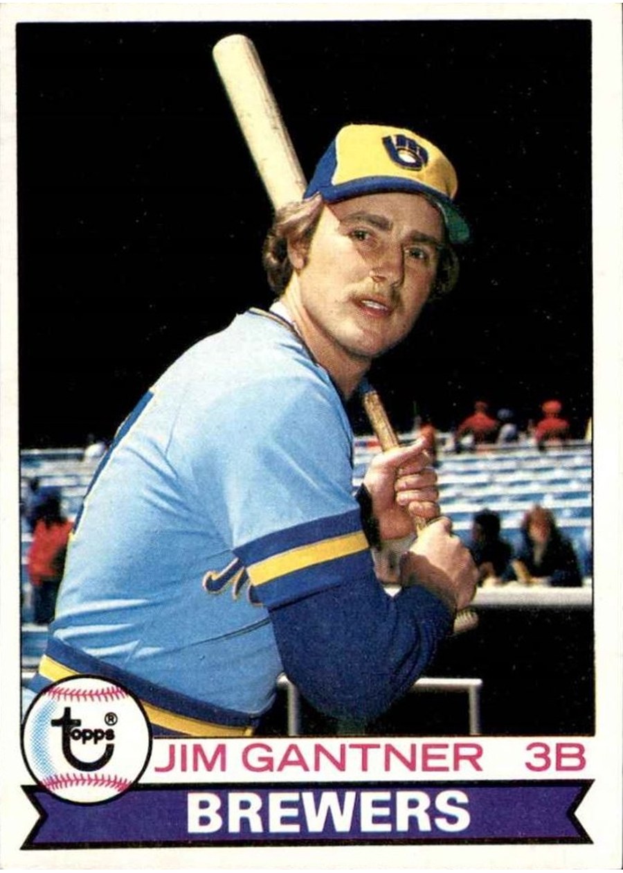1979 Topps #154 Jim Gantner, Milwaukee Brewers