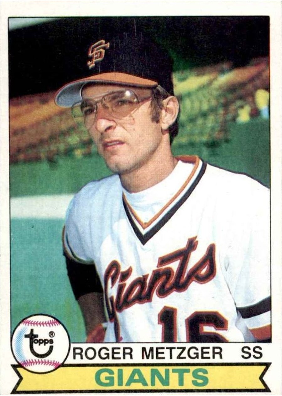 1979 Topps #167 Roger Metzger, San Francisco Giants