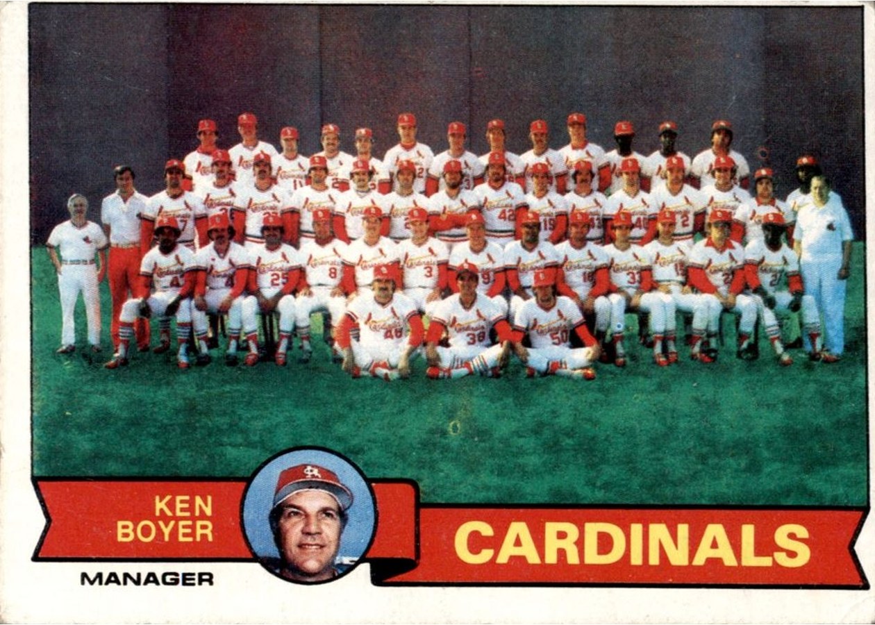 1979 Topps #192 St. Louis Cardinals / Ken Boyer