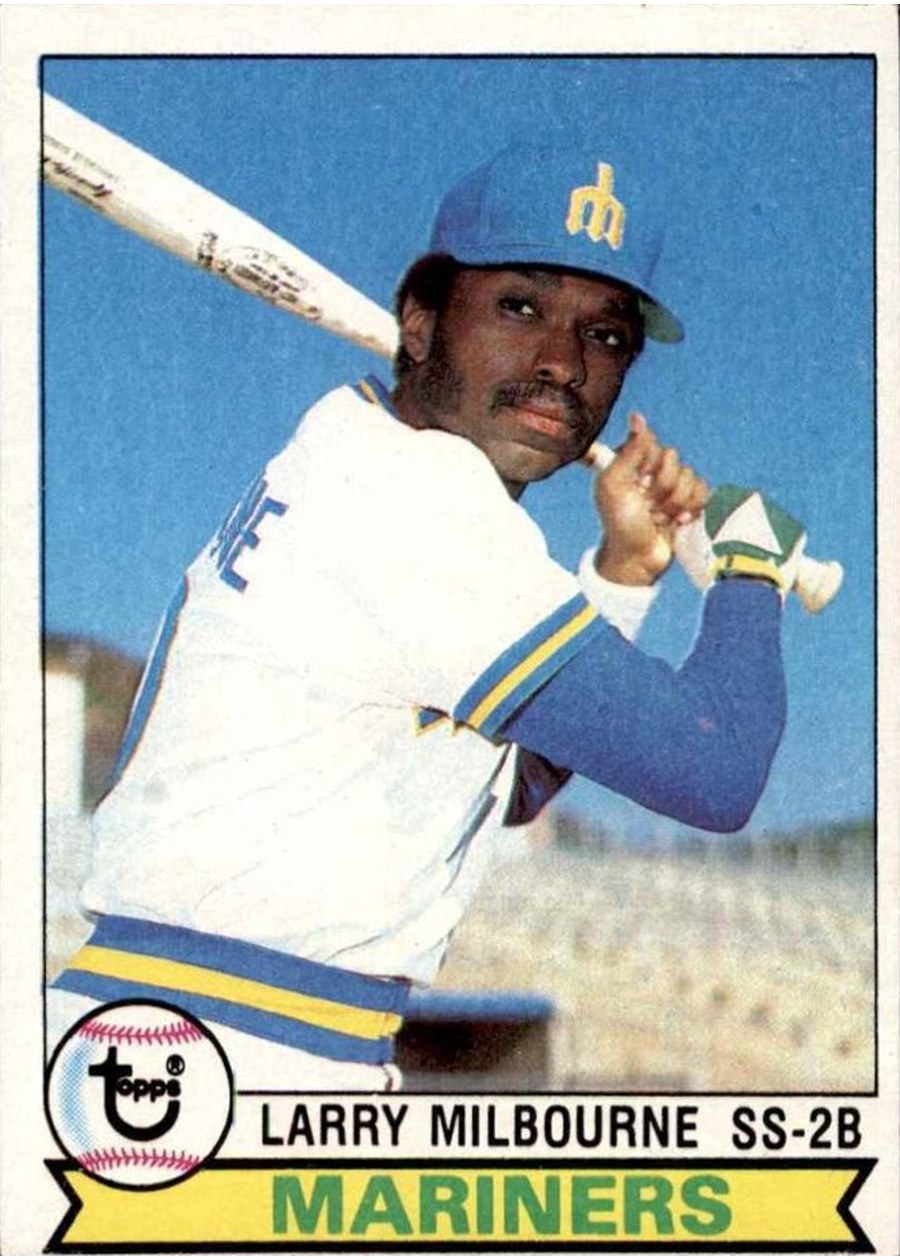1979 Topps #199 Larry Milbourne, Seattle Mariners