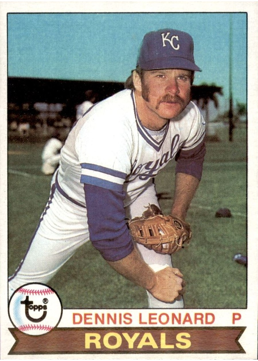 1979 Topps #218 Dennis Leonard, Kansas City Royals