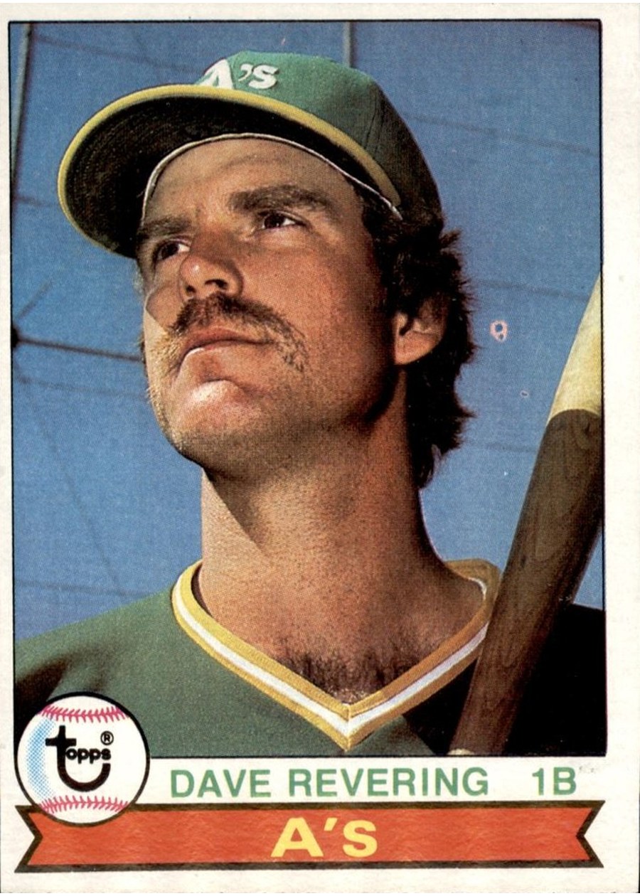 1979 Topps #224 Dave Revering, Oakland Athletics