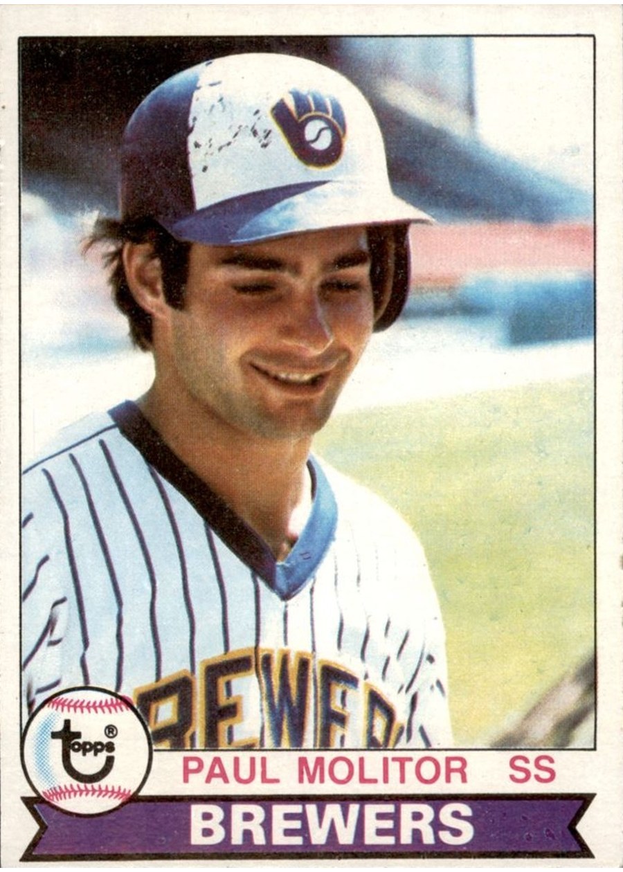 1979 Topps #24 Paul Molitor, Milwaukee Brewers