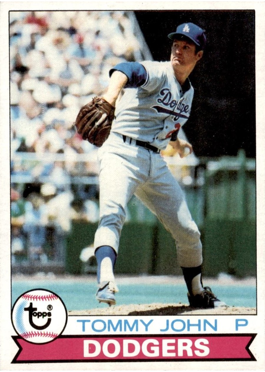 1979 Topps #255 Tommy John, Los Angeles Dodgers
