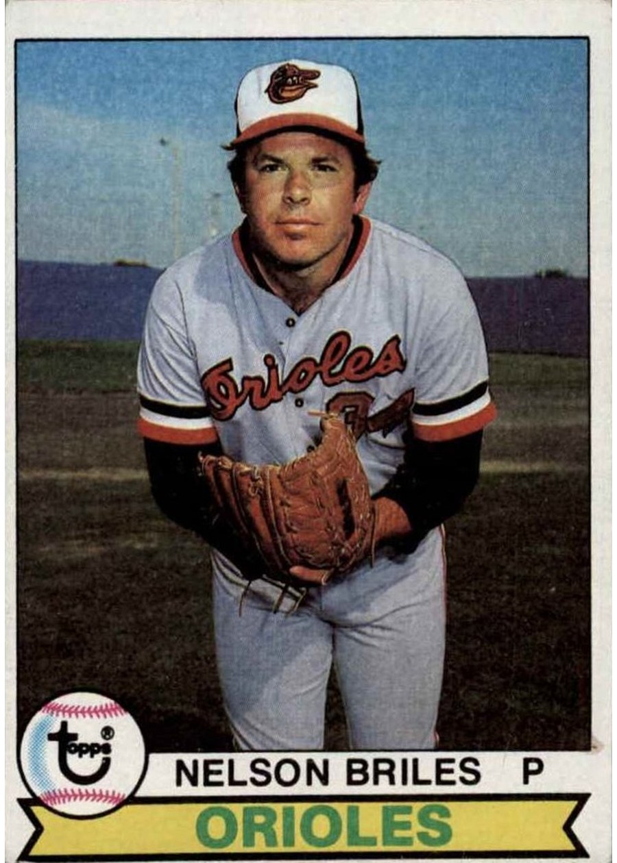 1979 Topps #262 Nelson Briles, Baltimore Orioles
