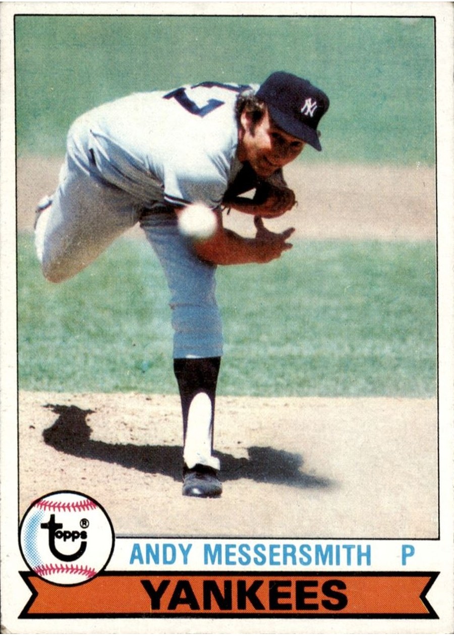 1979 Topps #278 Andy Messersmith, New York Yankees