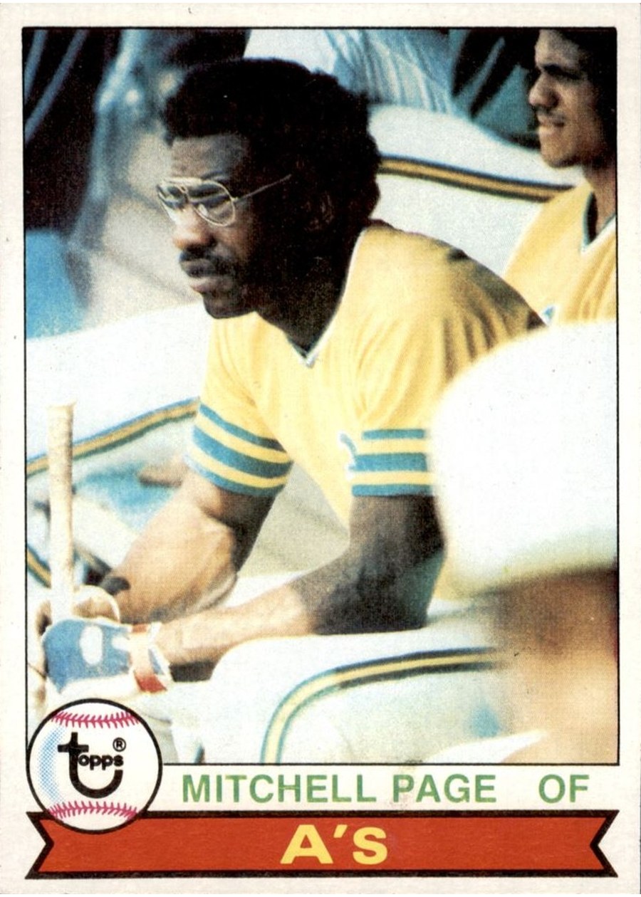1979 Topps #295 Mitchell Page, Oakland Athletics