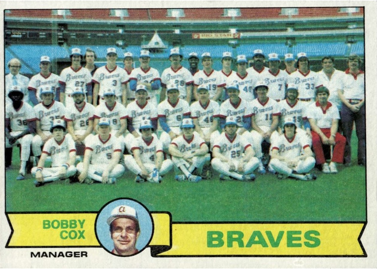 1979 Topps #302 Atlanta Braves / Bobby Cox