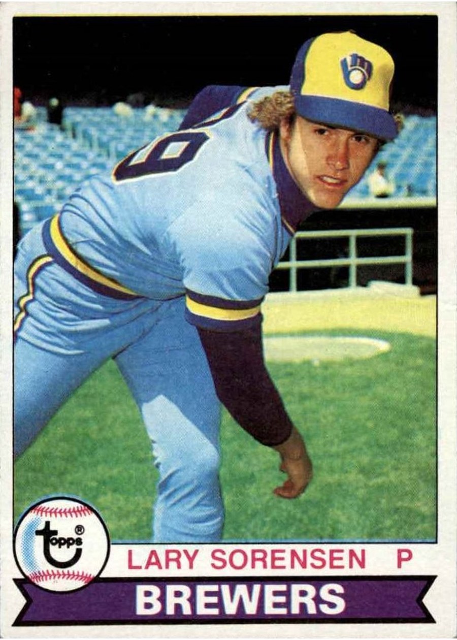 1979 Topps #303 Lary Sorensen, Milwaukee Brewers