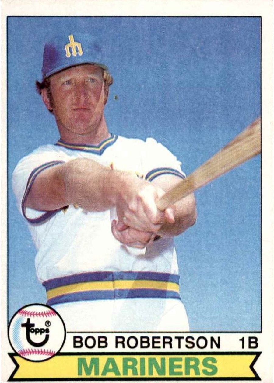 1979 Topps #312 Bob Robertson, Seattle Mariners