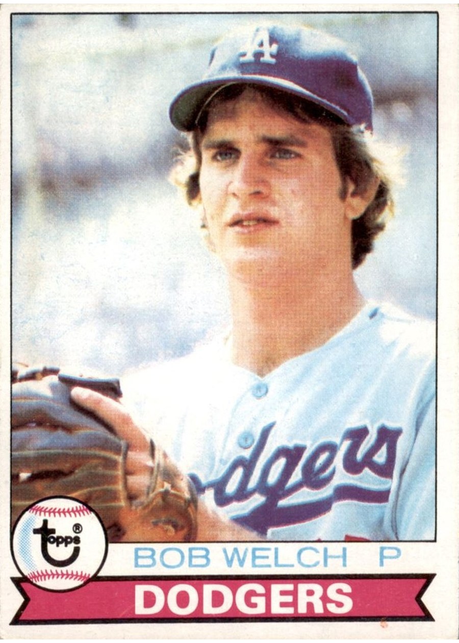1979 Topps #318 Bob Welch, Los Angeles Dodgers