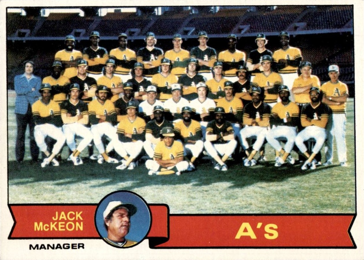 1979 Topps #328 Oakland A's / Jack McKeon