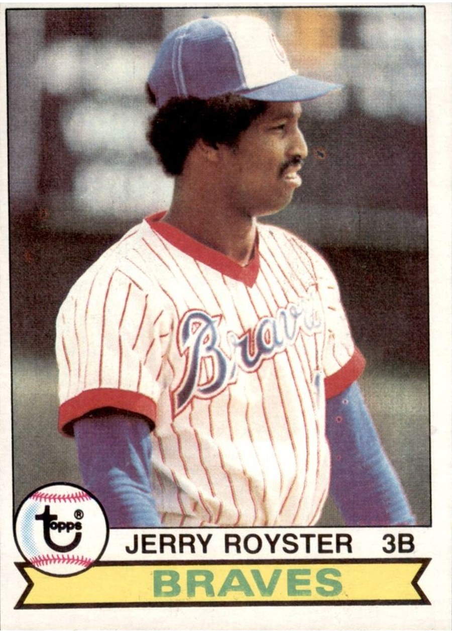 1979 Topps #344 Jerry Royster, Atlanta Braves