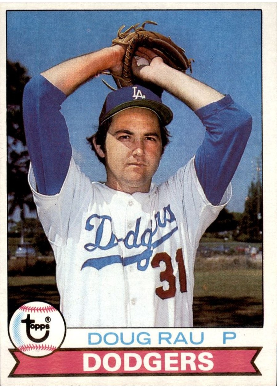 1979 Topps #347 Doug Rau, Los Angeles Dodgers