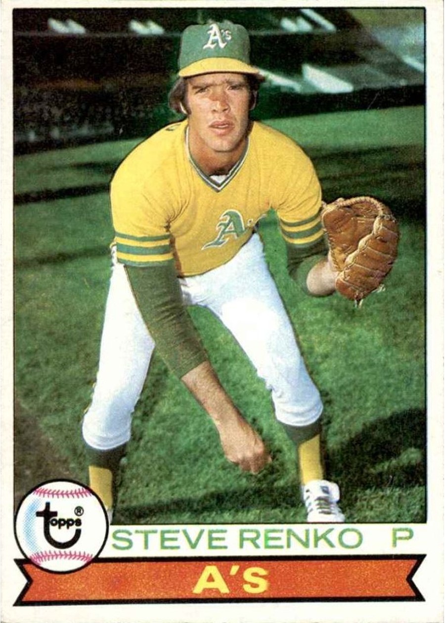 1979 Topps #352 Steve Renko, Oakland Athletics