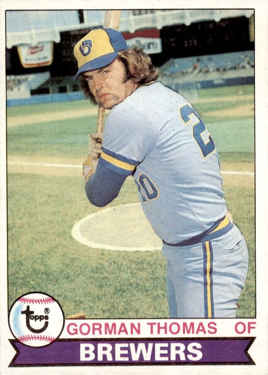 1979 Topps #376 Gorman Thomas, Milwaukee Brewers