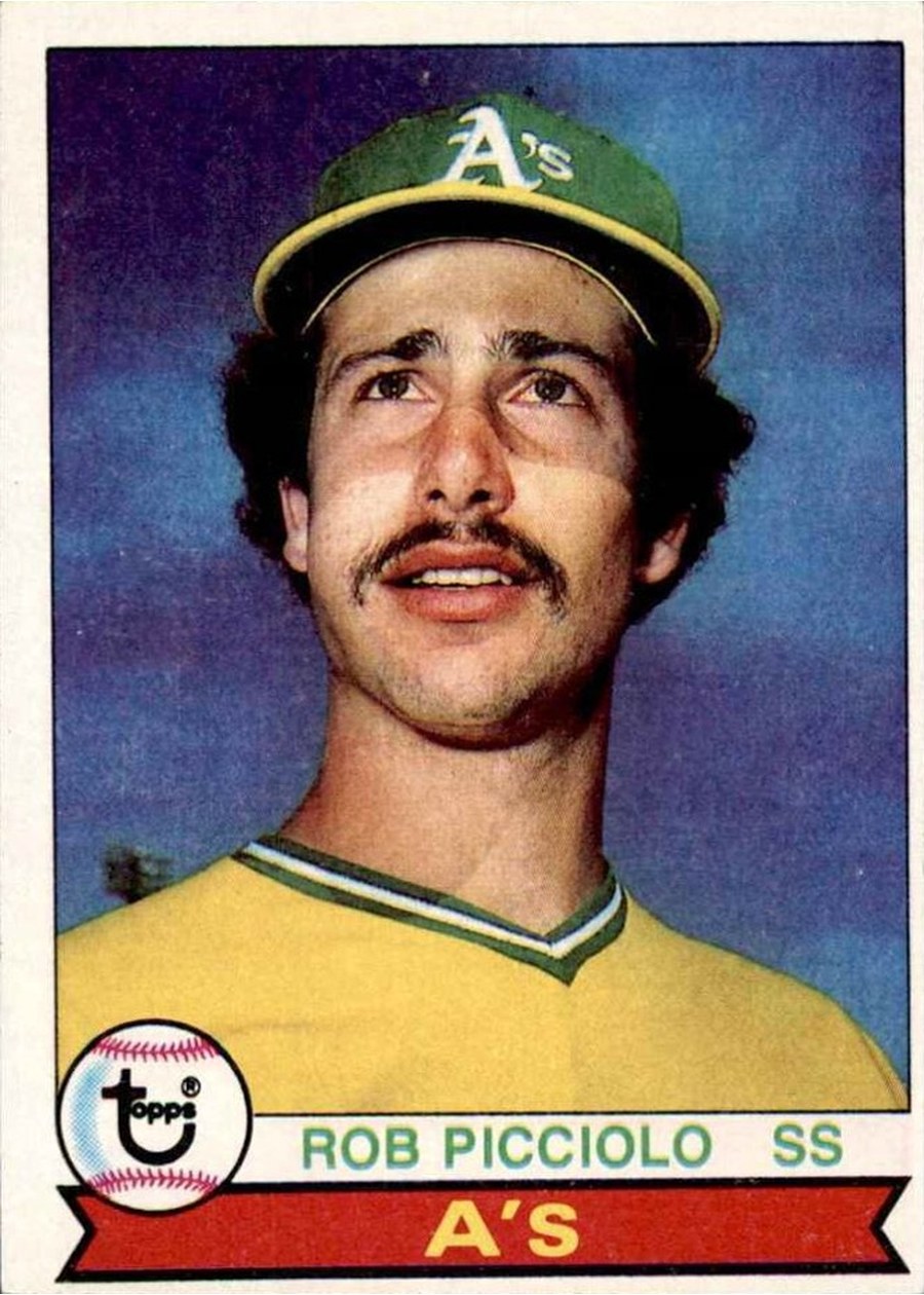 1979 Topps #378 Rob Picciolo, Oakland Athletics