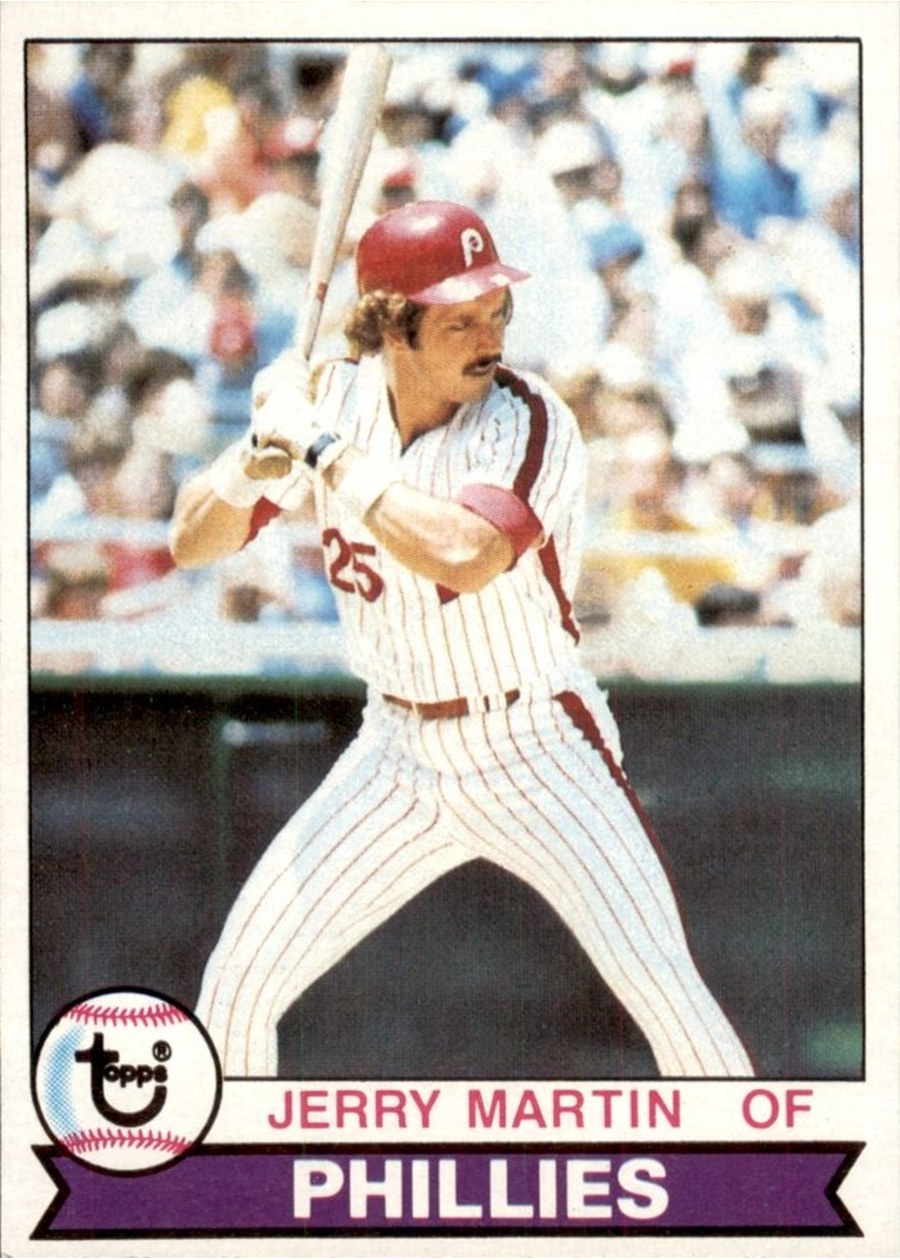 1979 Topps #382 Jerry Martin, Philadelphia Phillies