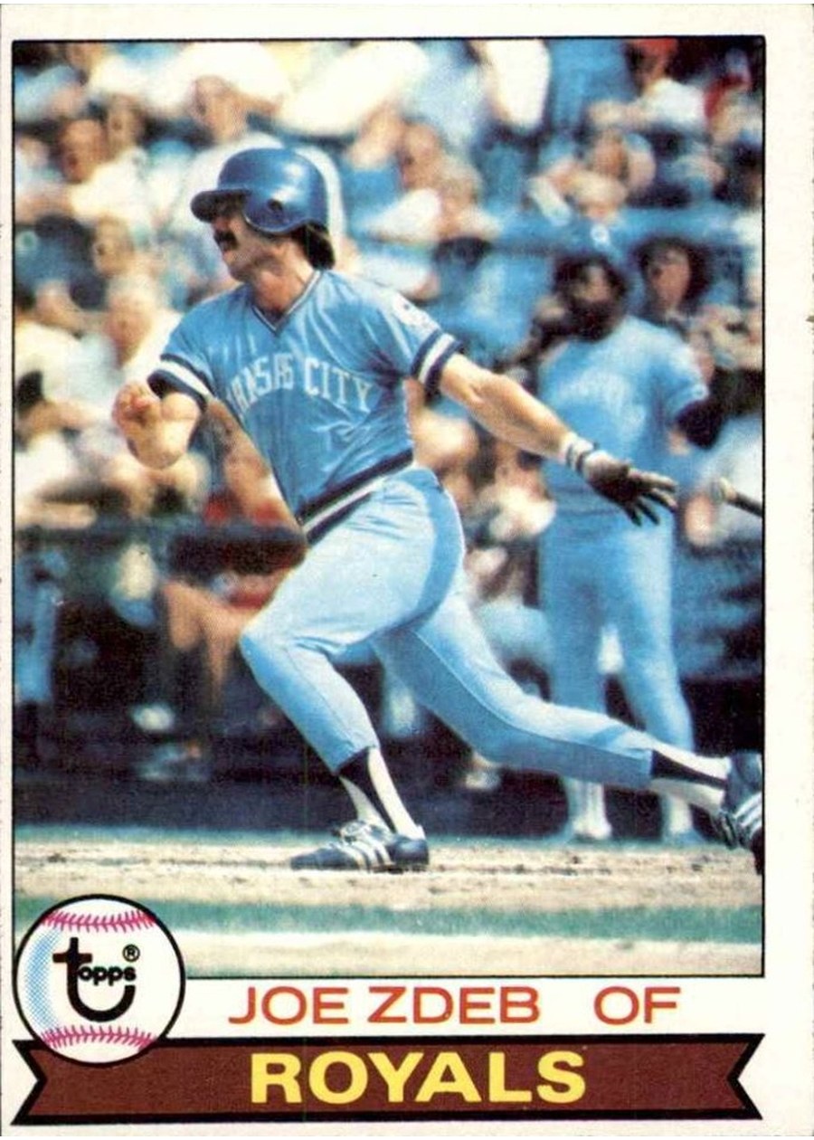1979 Topps #389 Joe Zdeb, Kansas City Royals