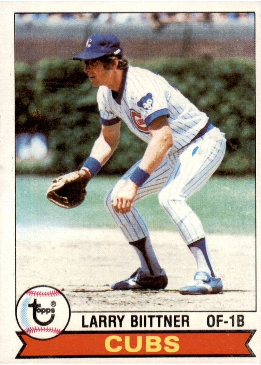 1979 Topps #433 Larry Biittner, Chicago Cubs