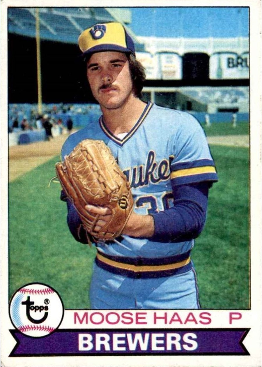 1979 Topps #448 Moose Haas, Milwaukee Brewers