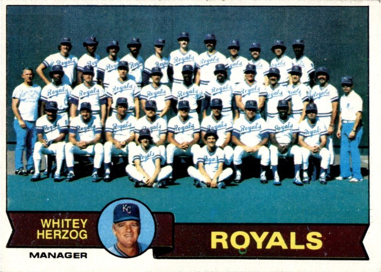 1979 Topps #451 Kansas City Royals / Whitey Herzog