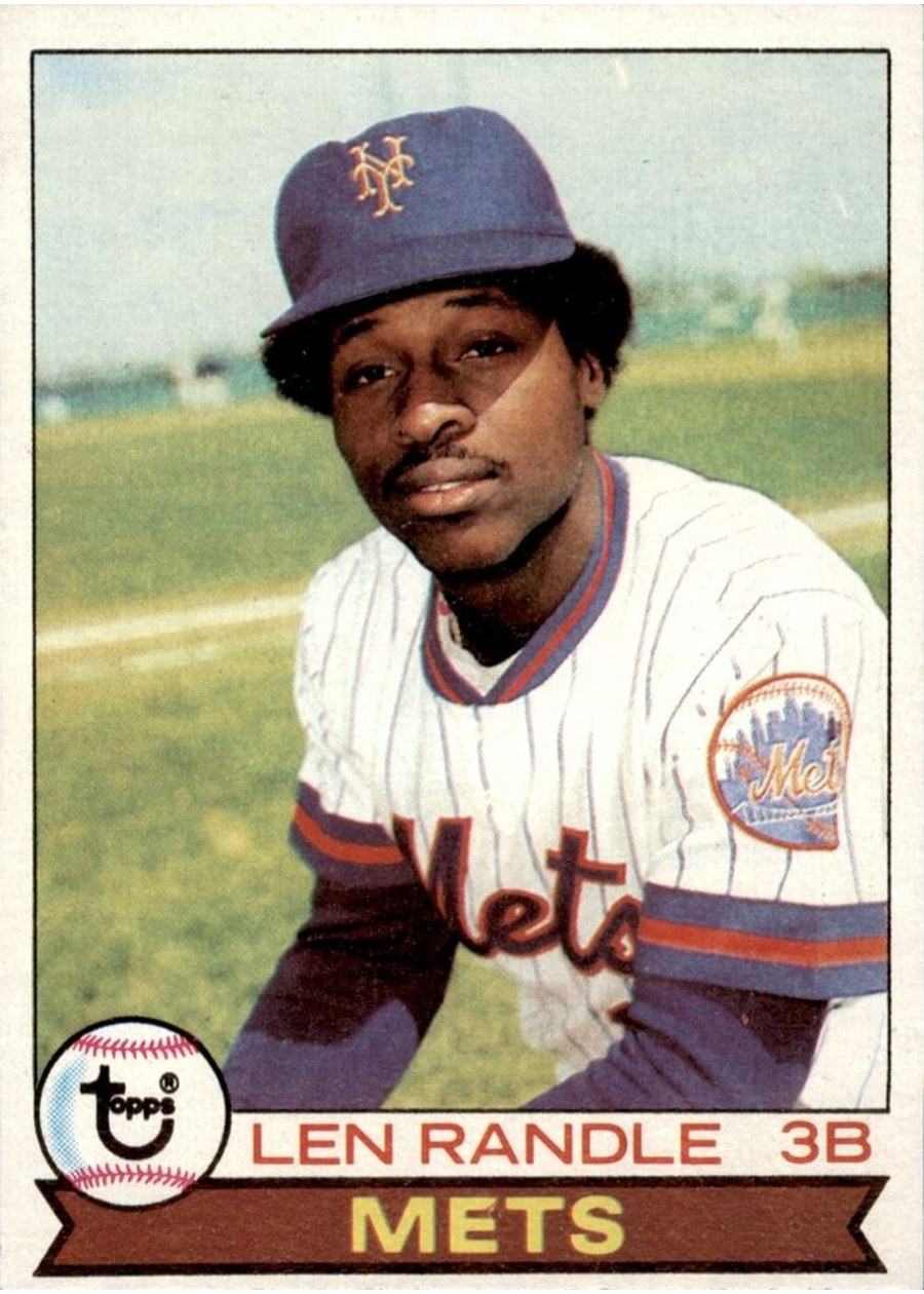 1979 Topps #454 Len Randle, New York Mets