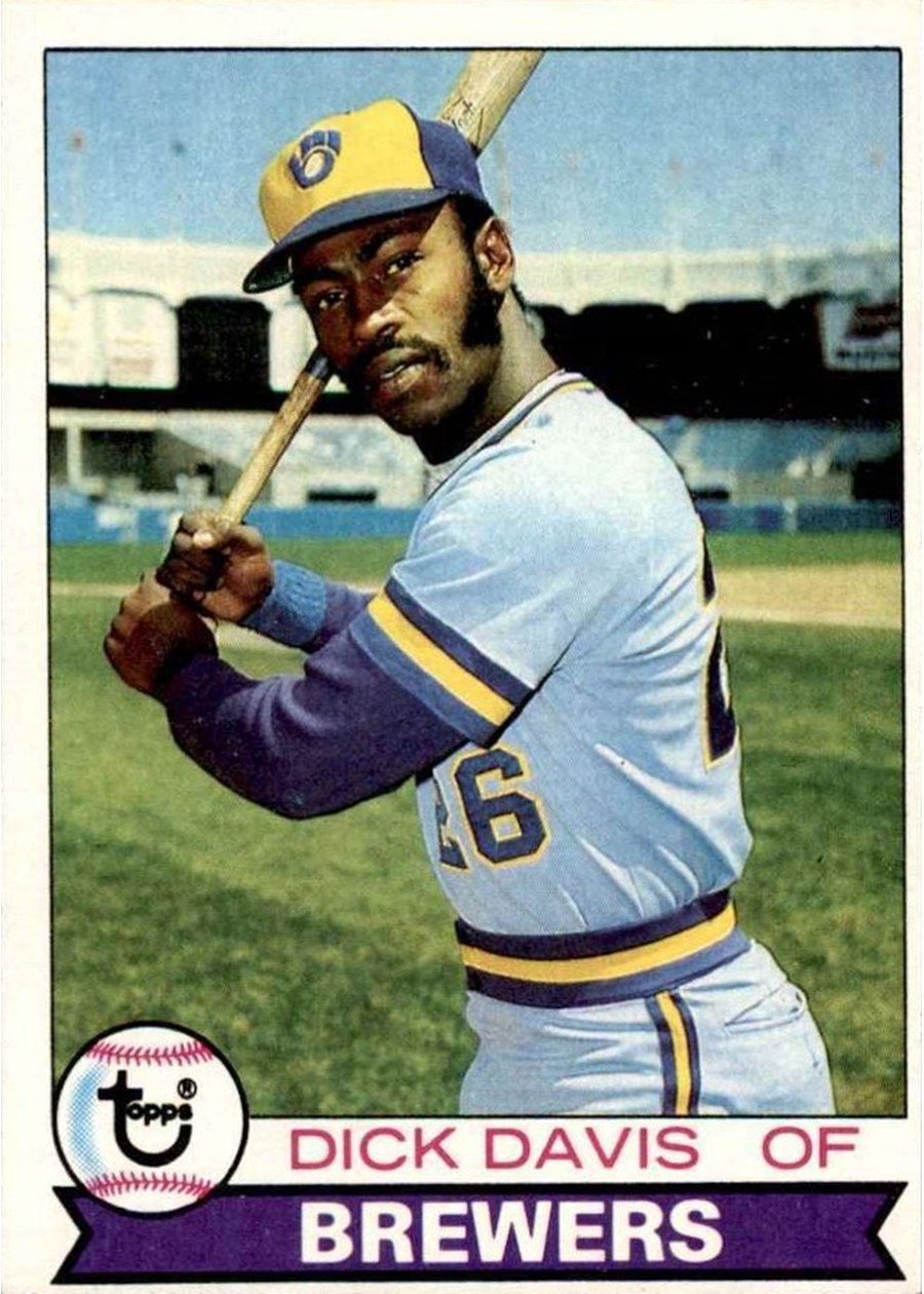 1979 Topps #474 Dick Davis, Milwaukee Brewers