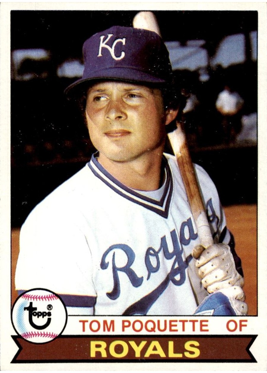 1979 Topps #476 Tom Poquette, Kansas City Royals