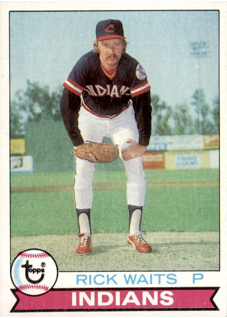1979 Topps #484 Rick Waits, Cleveland Indians