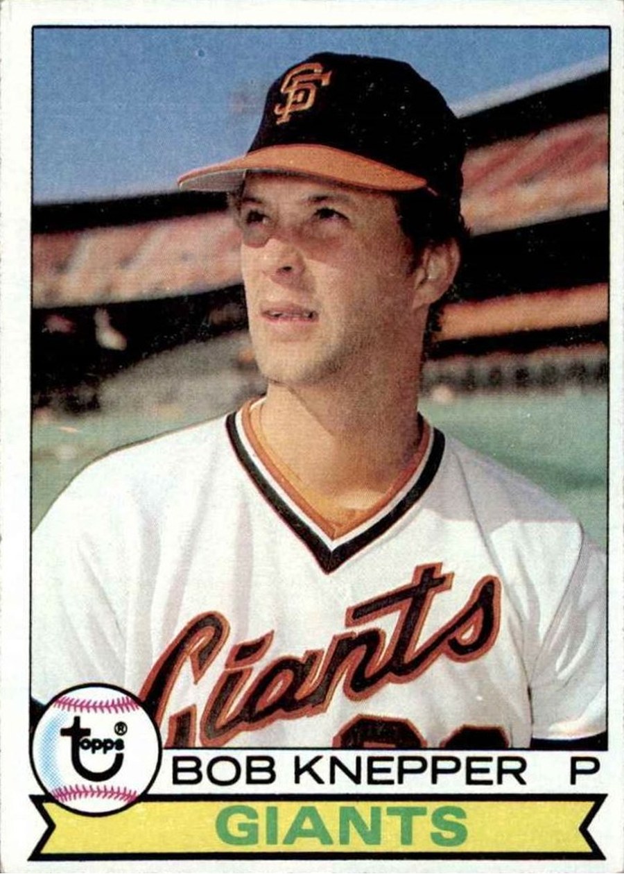 1979 Topps #486 Bob Knepper, San Francisco Giants