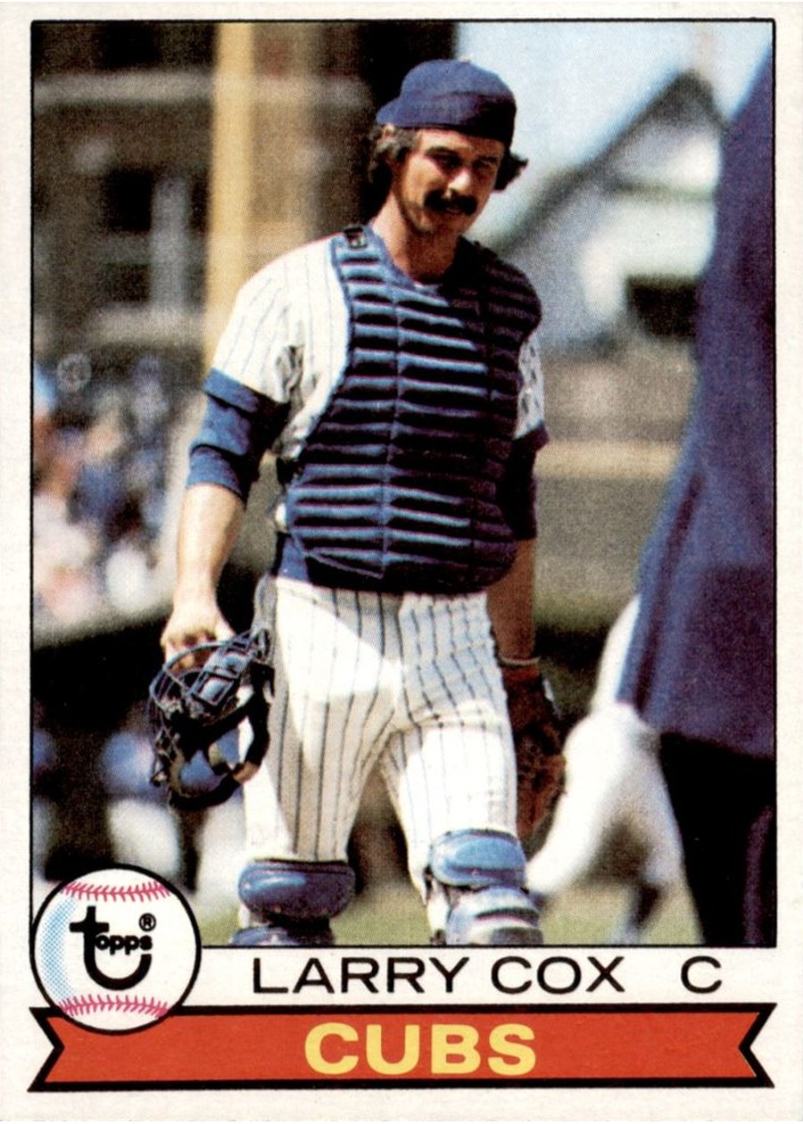 1979 Topps #489 Larry Cox, Chicago Cubs