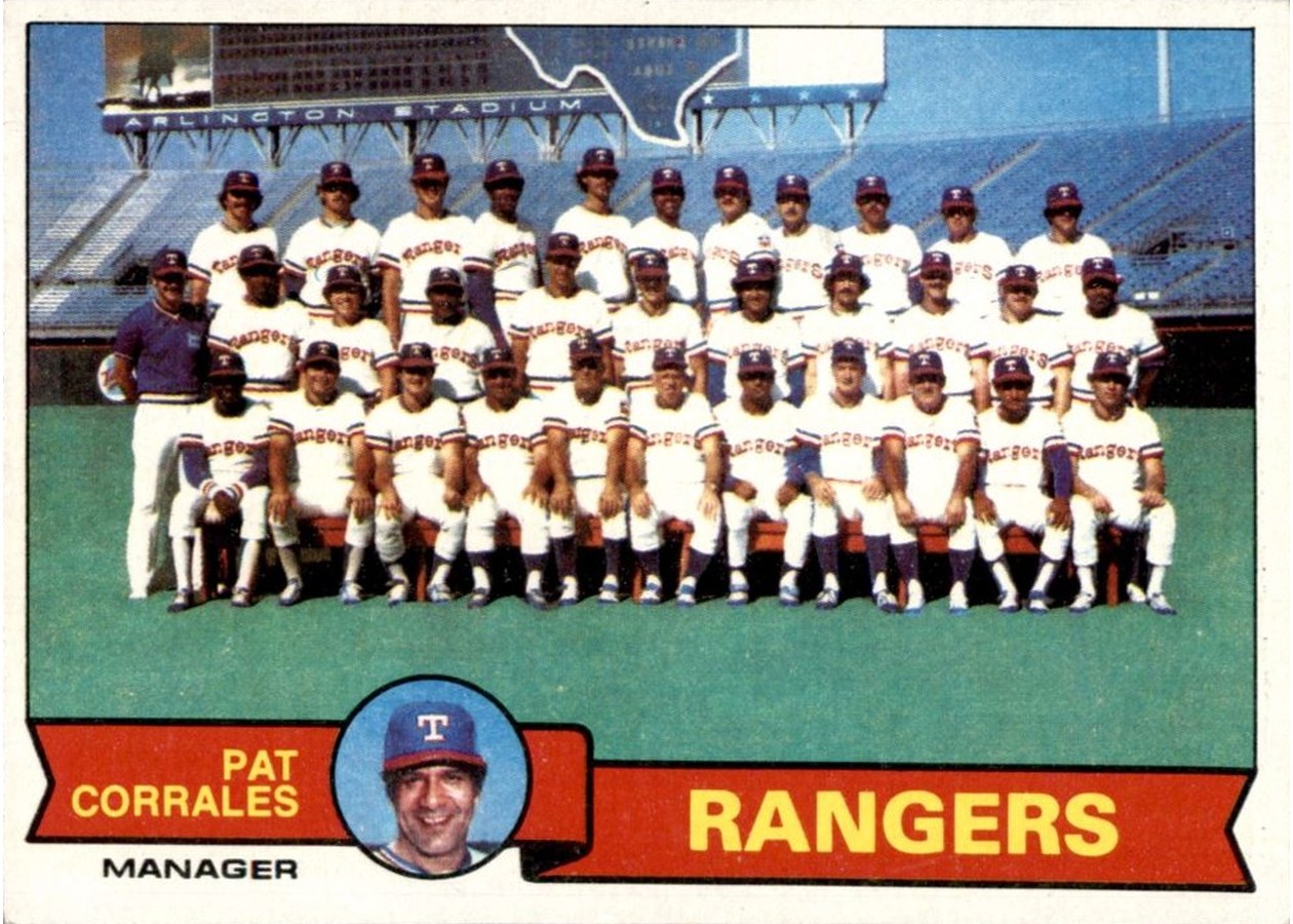 1979 Topps #499 Texas Rangers / Pat Corrales