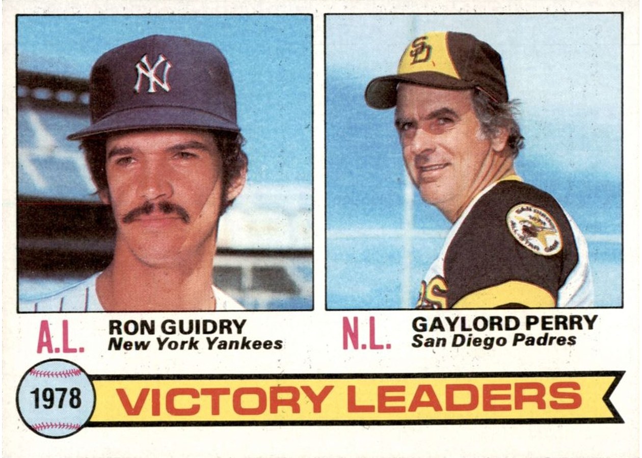 1979 Topps #5 1978 Victory Leaders, New York Yankees / San Diego Padres