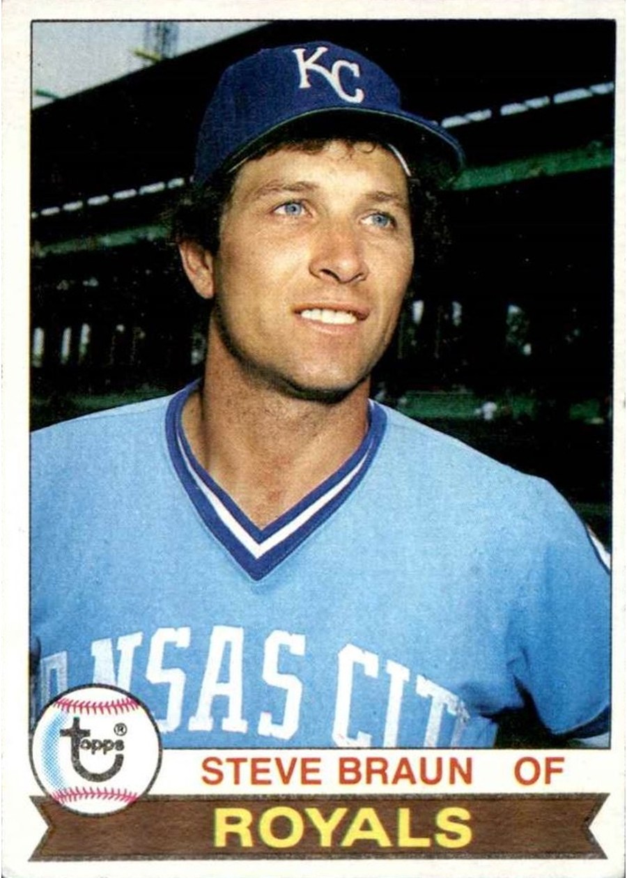 1979 Topps #502 Steve Braun, Kansas City Royals