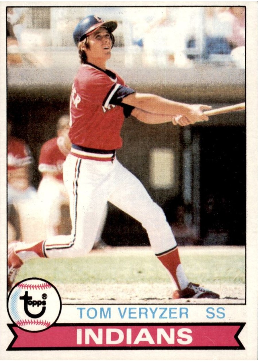 1979 Topps #537 Tom Veryzer, Cleveland Indians