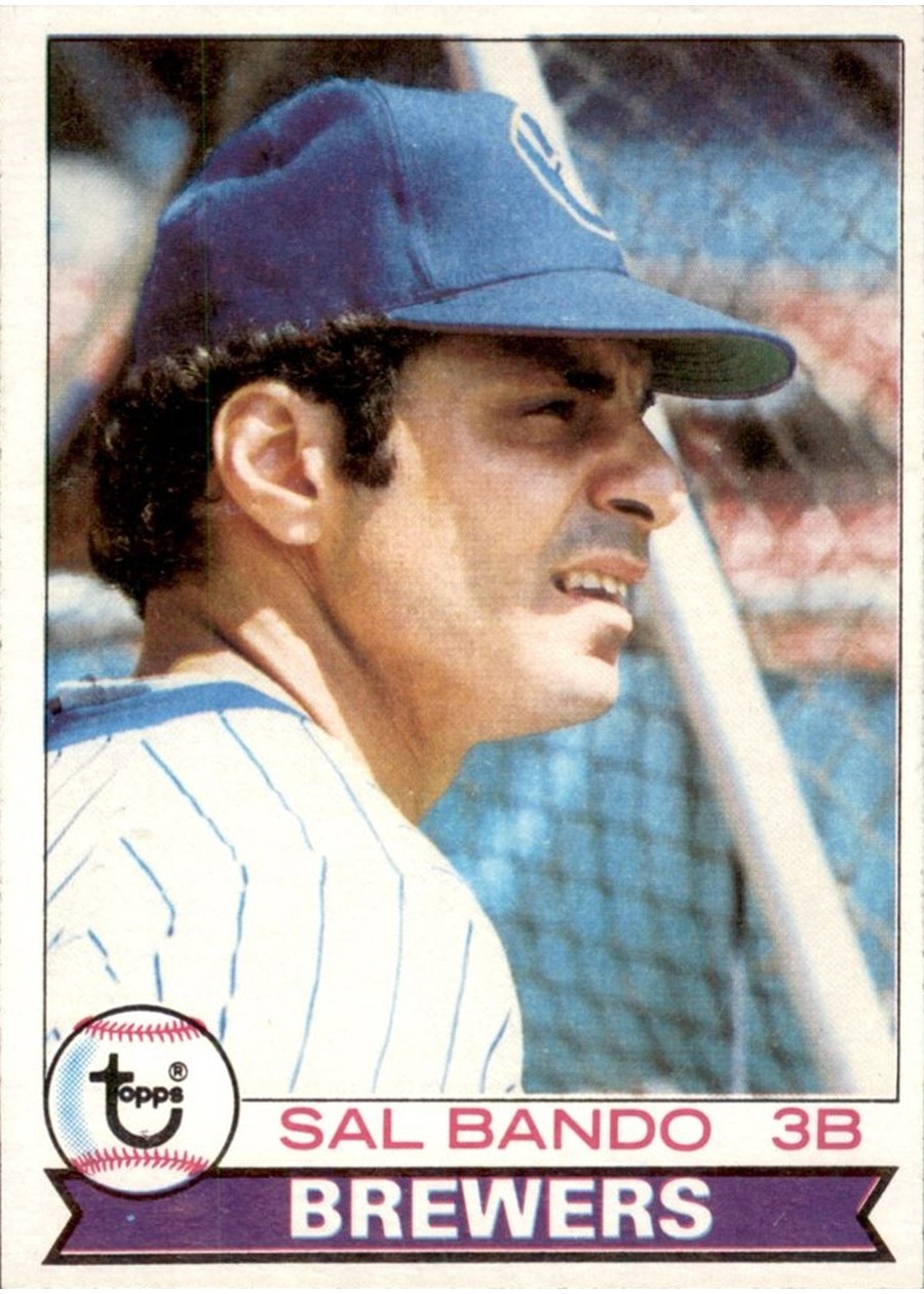 1979 Topps #550 Sal Bando, Milwaukee Brewers