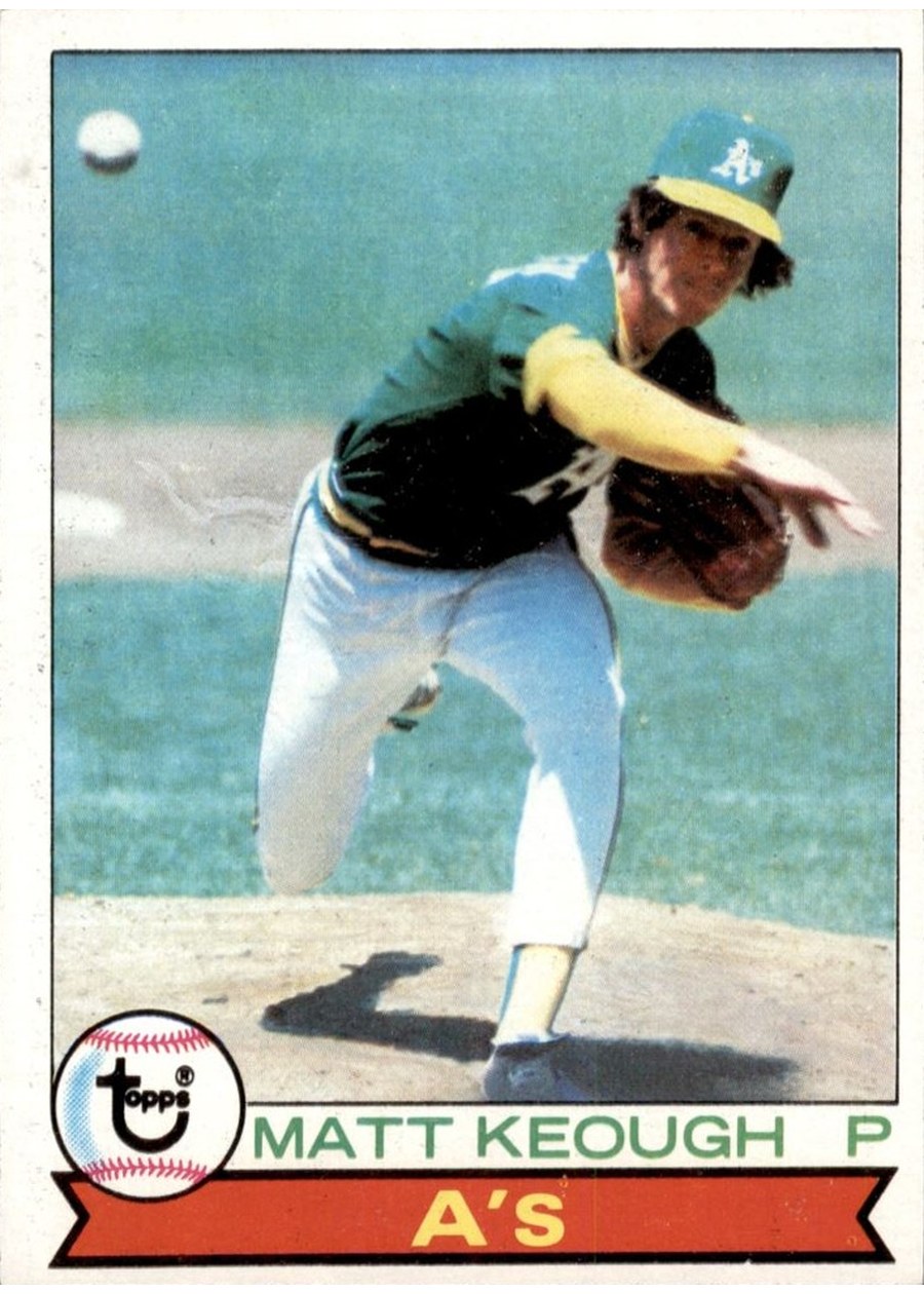 1979 Topps #554 Matt Keough, Oakland Athletics