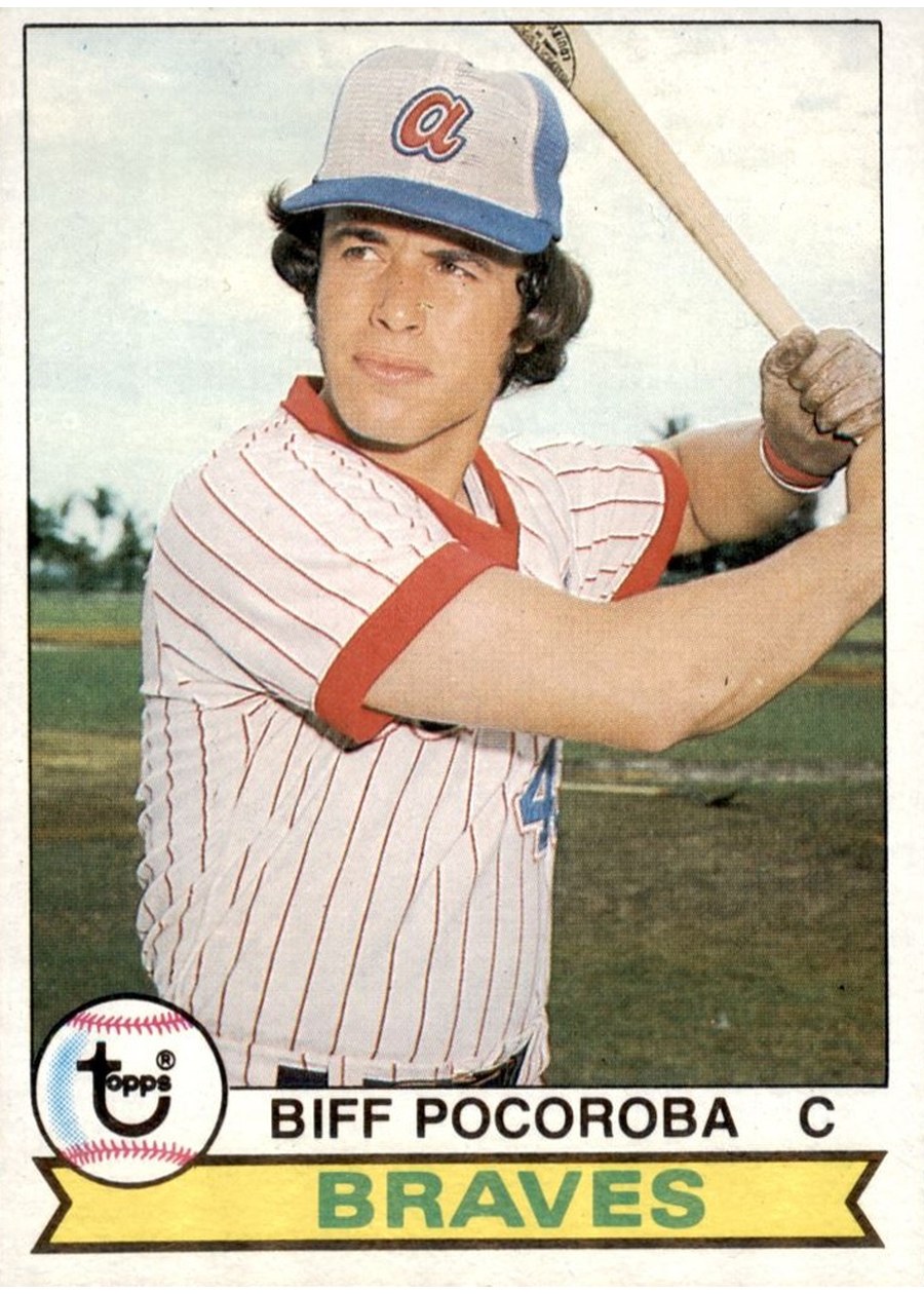 1979 Topps #555 Biff Pocoroba, Atlanta Braves