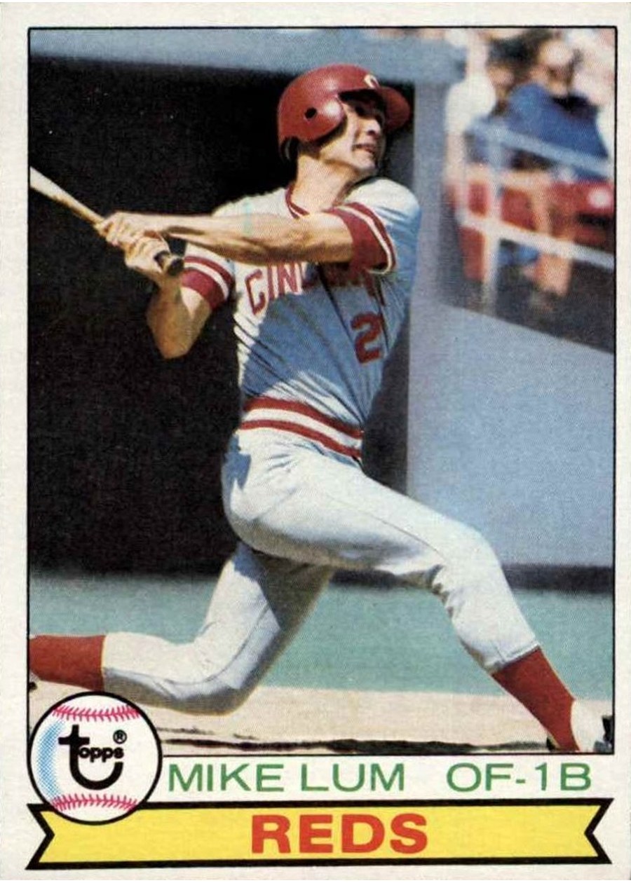 1979 Topps #556 Mike Lum, Cincinnati Reds